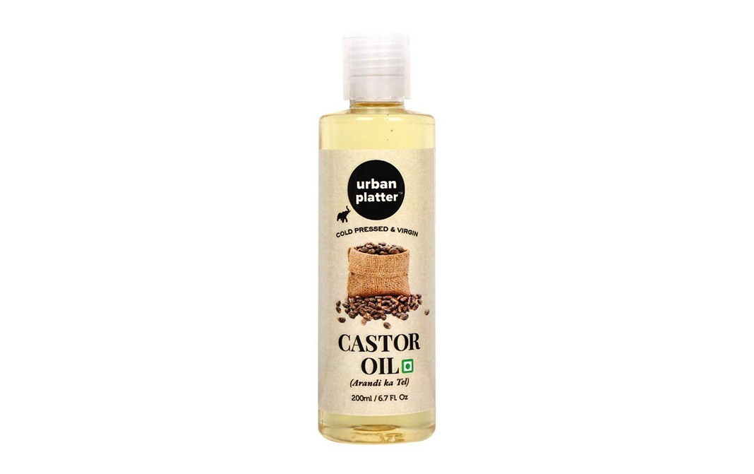 Urban Platter Castor Oil (Arandi Ka Tel)   Plastic Bottle  200 millilitre